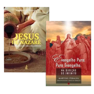 Kit Jesus de Nazaré + Evangelho puro, puro evangelho